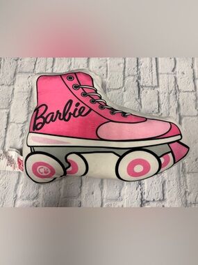 Barbie Pink and Light Pink Roller Skate Pillow